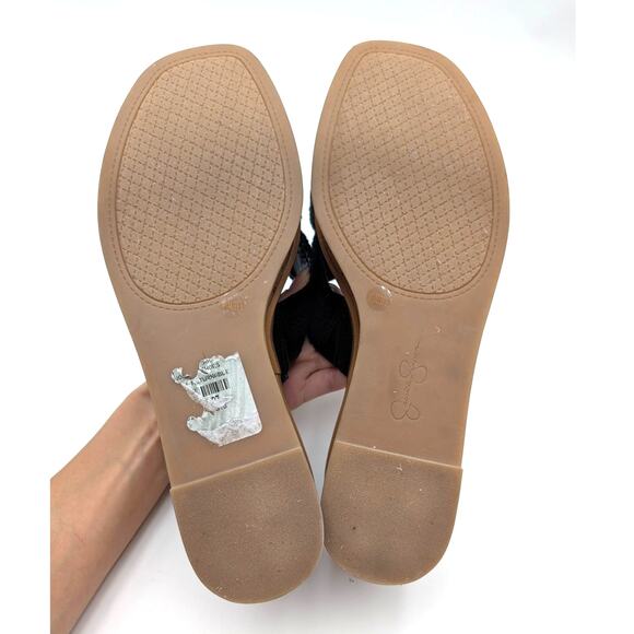 Jessica Simpson Ediza Women's Crochet Platform Sandals Black Size US8.5M EU39.5 - Picture 8 of 13